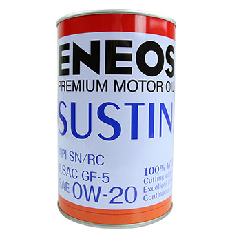 日本ENEOS SUSTINA 0W-20化學合成機油