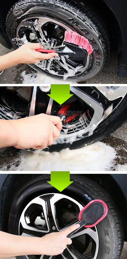 汽車輪胎清潔流程步驟-先洗後保養