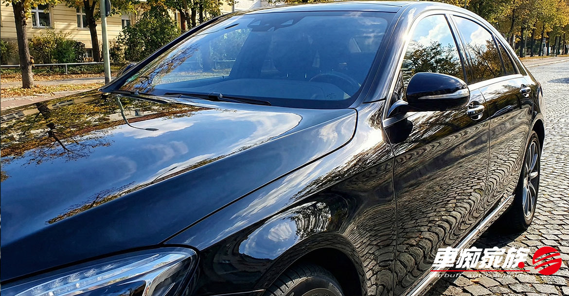 汽車鍍膜後的光澤示意圖